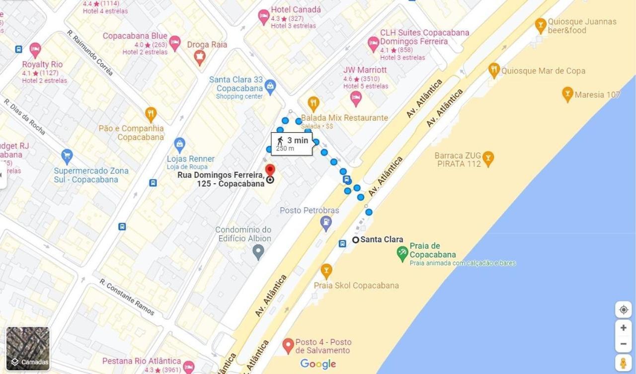 M30 - Flat A 3 Minutos Da Praia De Copacabana Rio de Janeiro Luaran gambar